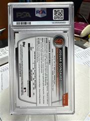 Josuar Gonzalez 2025 1st Bowman Chrome Fuchsia Geometric/299 PSA 10